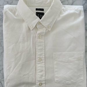 Mens Gap Oxford Shirt in Untucked Fit
